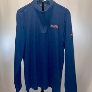 Large Travis Mathew ASG25 Stitched Patch 1/4 Zip Pullover